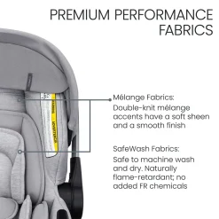 Britax Cypress Infant Car Seat with Alpine Anti-Rebound Base - Ponte Glacier