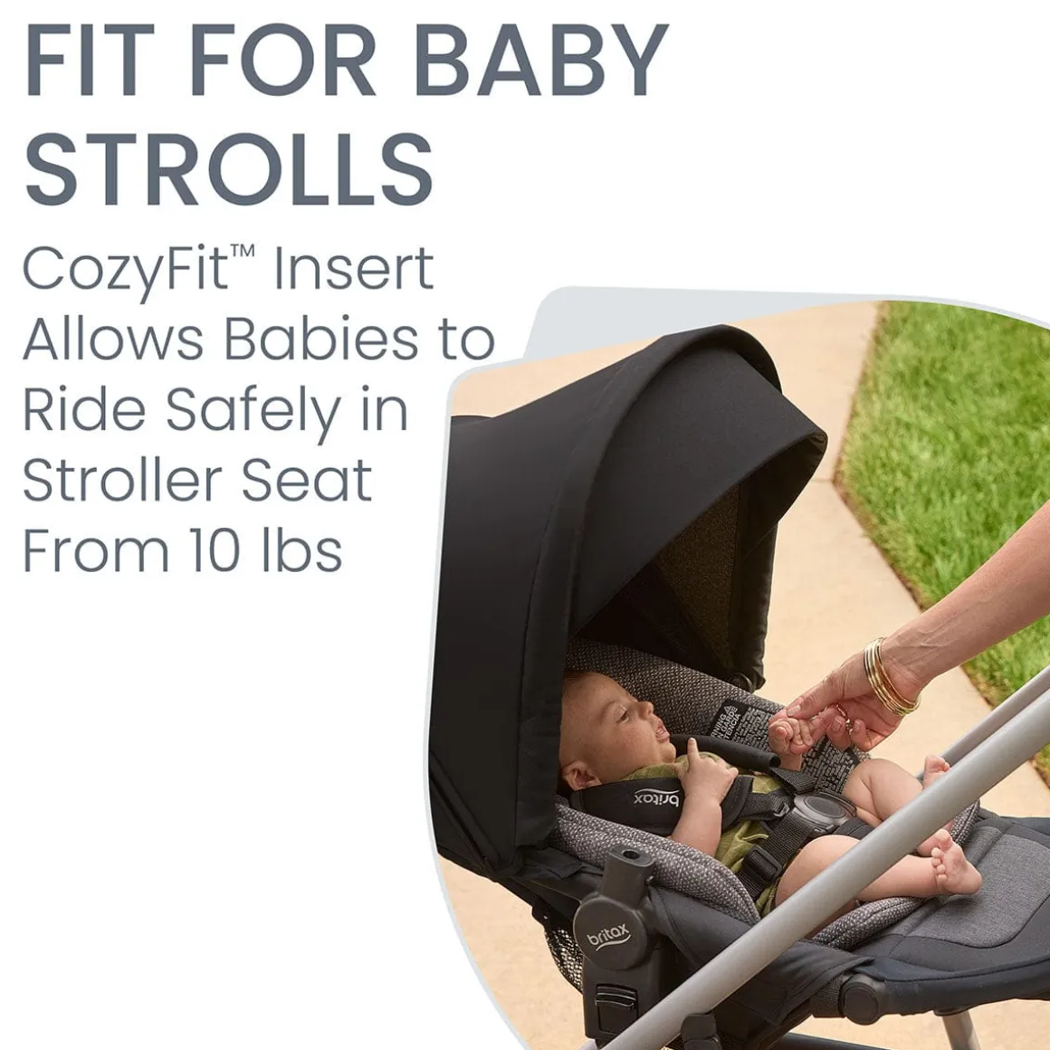 Britax Grove Modular Stroller - Pindot Onyx