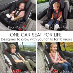 Britax One4Life All-in-One Convertible Car Seat, ClickTight & SafeWash - Parchment