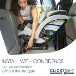 Britax One4Life Slim ClickTight All-in-One Convertible Car Seat, SpaceSaver Design - Parchment