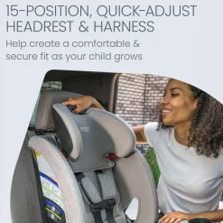 Britax One4Life Slim ClickTight All-in-One Convertible Car Seat, SpaceSaver Design - Parchment