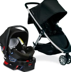 Britax OPEN BOX B-Lively & B-Safe Gen2 FlexFit Travel System - Twilight (SafeWash)