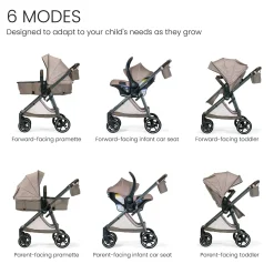 Britax Phases Travel System - Teak