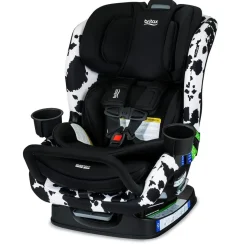 Britax Poplar S ClickTight Convertible Car Seat, Slim 17-Inch Design - Cowmooflage