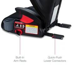 Britax Skyline 2-Stage Belt-Positioning Booster with Quick-Push Connectors - Dusk