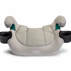 Britax UpNGo Click Backless Booster with Rigid LATCH - Parchment