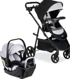 Britax Willow Brook S+ Travel System with Alpine Anti-Rebound Base - Glacier Onyx