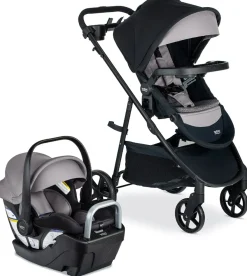 Britax Willow Brook S+ Travel System with Alpine Anti-Rebound Base - Graphite Onyx