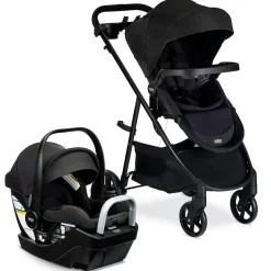 Britax Willow Brook S+ Travel System with Alpine Anti-Rebound Base - Raven Black