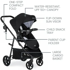 Britax Willow Brook Travel System - Onyx Glacier