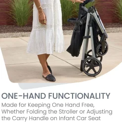 Britax Willow Grove SC Travel System - Pindot Onyx