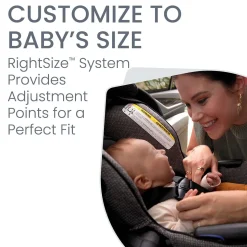 Britax Willow SC Infant Car Seat with Alpine Base - Pindot Onyx