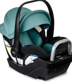 Britax Willow S Infant Car Seat with Alpine Anti-Rebound Base - Jade Onyx