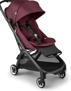 Bugaboo Butterfly 1 Complete Compact Stroller - Black / Dark Cherry / Dark Cherry