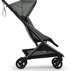 Bugaboo Butterfly 2 Complete Stroller + Travel Bag Bundle - Black / Forest Green / Forest Green
