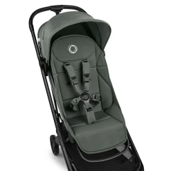 Bugaboo Butterfly 2 Complete Stroller + Travel Bag Bundle - Black / Forest Green / Forest Green