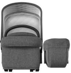 Bugaboo Donkey 2 Classic Style Set Complete - Grey Melange