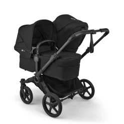 Bugaboo Donkey 6 Duo Complete Stroller Bundle - Black / Heritage Black / Heritage Black