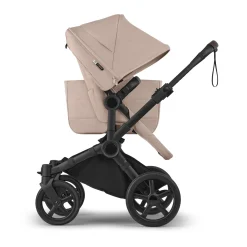 Bugaboo Donkey 6 Duo + Turtle Air Shield Travel System Bundle - Black / Desert Taupe Melange / Desert Taupe Melange