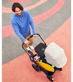 Bugaboo Donkey 5 Mono Complete Single-to-Double Stroller - Aluminum / Midnight Black / Midnight Black