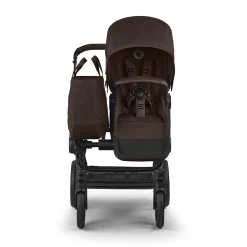 Bugaboo Donkey 6 Mono + Turtle Air Shield Travel System Bundle - Black / Cocoa Brown / Cocoa Brown