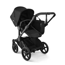 Bugaboo Donkey 6 + Turtle Air Shield Twin Travel System Bundle - Black / Heritage Black / Heritage Black