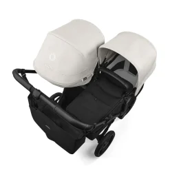 Bugaboo Donkey 6 + Turtle Air Shield Twin Travel System Bundle - Black / Heritage Black / Misty White