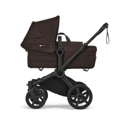 Bugaboo Donkey 6 Twin Complete Stroller Bundle - Black / Cocoa Brown / Cocoa Brown