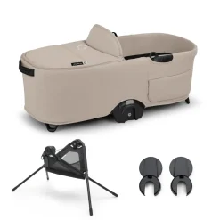 Bugaboo Dragonfly Bassinet Complete + Stand Bundle - Desert Taupe