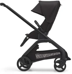 Bugaboo Dragonfly Complete Lightweight Compact Stroller + Bassinet - Black / Midnight Black / Midnight Black
