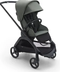 Bugaboo Dragonfly Complete Lightweight Compact Stroller - Black / Forest Green / Forest Green