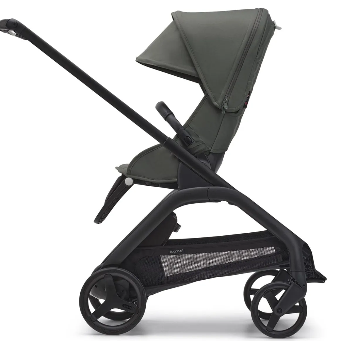 Bugaboo Dragonfly Complete Lightweight Compact Stroller - Black / Forest Green / Forest Green