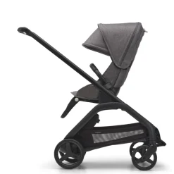 Bugaboo Dragonfly Complete Lightweight Compact Stroller - Black / Grey Melange