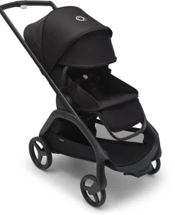 Bugaboo Dragonfly Complete Lightweight Compact Stroller - Black / Midnight Black / Misty White (Albee Exclusive)