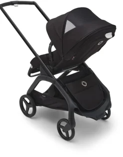 Bugaboo Dragonfly Complete Lightweight Compact Stroller - Black / Midnight Black / Misty White (Albee Exclusive)