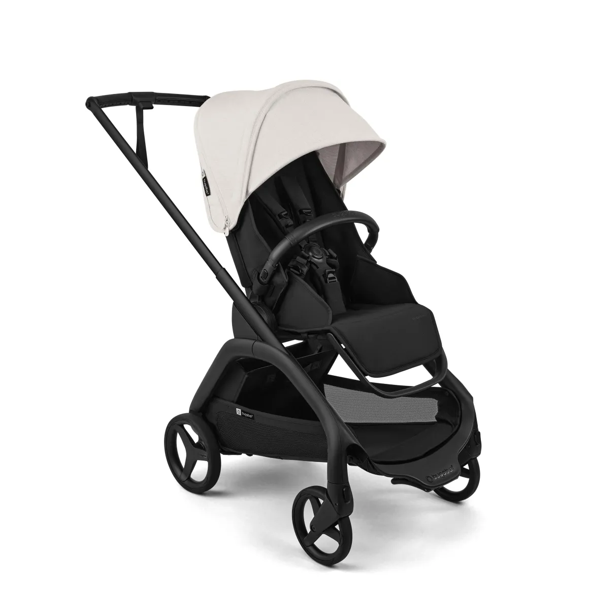Bugaboo Dragonfly Plus Seat & Bassinet Complete - Black / Heritage Black / Misty White