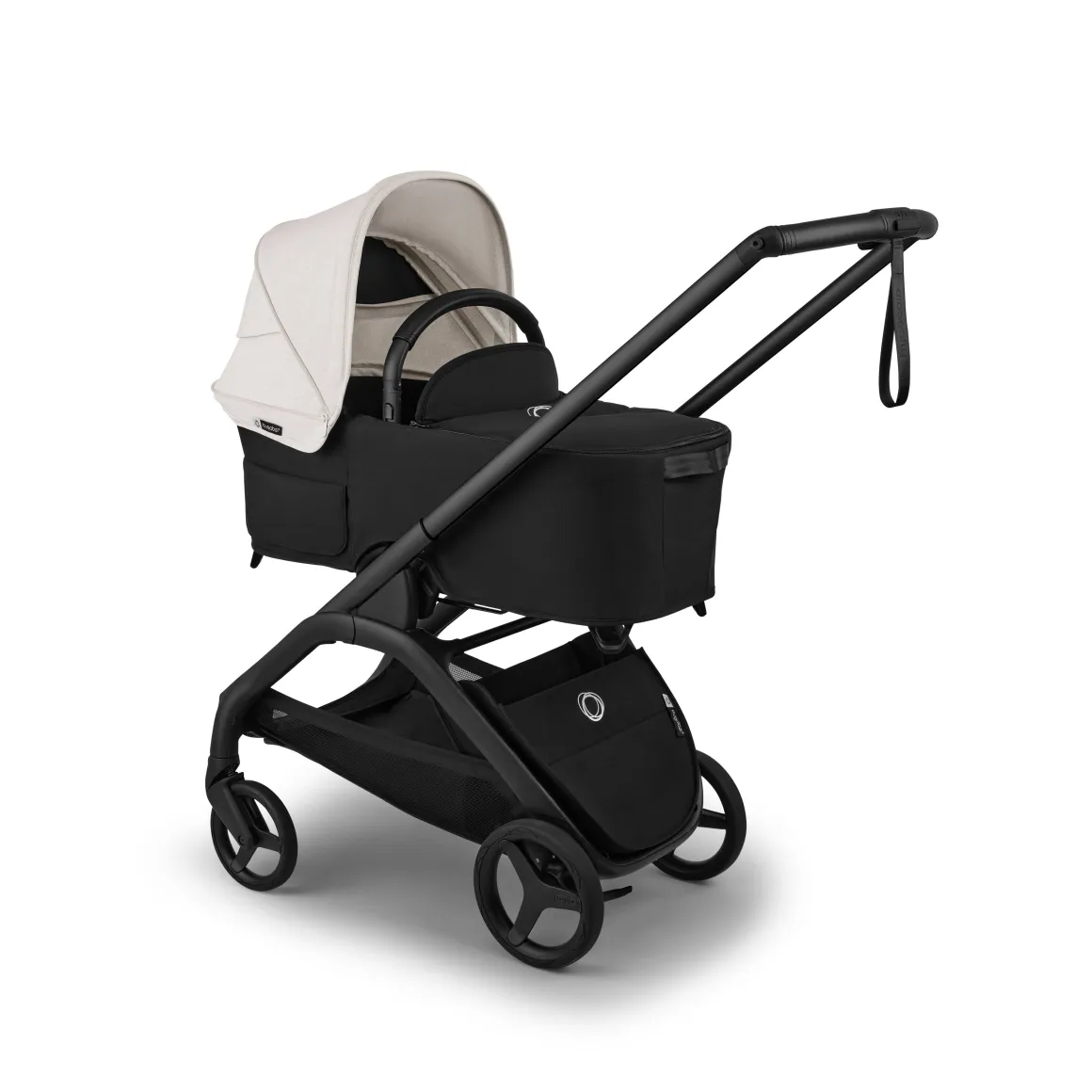 Bugaboo Dragonfly Plus Seat & Bassinet Complete - Black / Heritage Black / Misty White