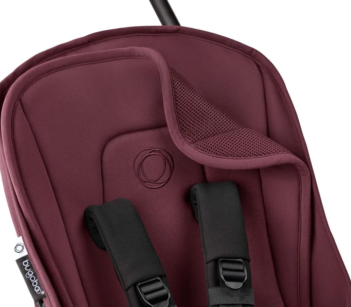 Bugaboo Dual Comfort Seat Liner - Dark Cherry