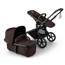Bugaboo Fox 5 Renew Complete Stroller - Black / Cocoa Brown / Cocoa Brown
