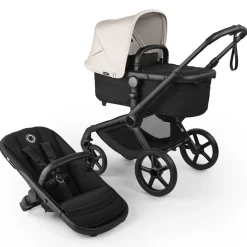 Bugaboo Fox 5 Renew Complete Stroller - Black / Heritage Black / Misty White