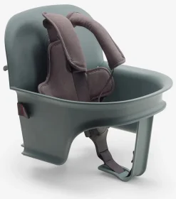 Bugaboo Giraffe Complete High Chair + Newborn Set Bundle - Blue / Tornado Grey