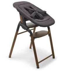 Bugaboo Giraffe Complete High Chair + Newborn Set Bundle - Blue / Tornado Grey