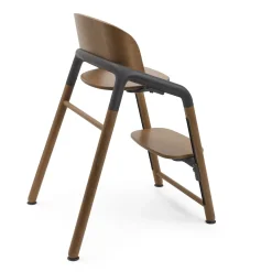 Bugaboo Giraffe Complete High Chair + Newborn Set Bundle - Warm Wood / Grey / Tornado Grey