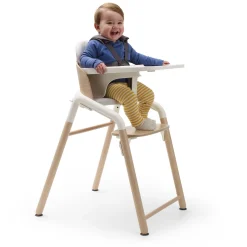 Bugaboo Giraffe Complete High Chair - Neutral Wood / White