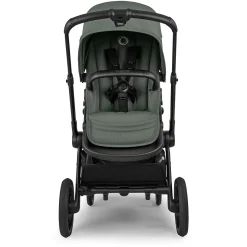 Bugaboo Kangaroo Complete Stroller + Turtle Air Shield By Nuna Travel System Bundle - Black / Forest Green / Forest Green / Black