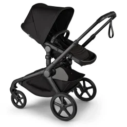 Bugaboo Kangaroo Complete Stroller + Turtle Air Shield By Nuna Travel System Bundle - Black / Midnight Black / Midnight Black / Black