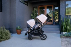 Bugaboo Kangaroo Complete Stroller + Turtle Air Shield By Nuna Travel System Bundle - Black / Midnight Black / Midnight Black / Black