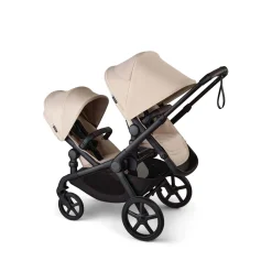 Bugaboo Kangaroo Double Seat Stroller - Black / Desert Taupe / Desert Taupe
