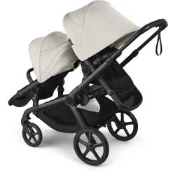 Bugaboo Kangaroo Double Seat Stroller - Black / Midnight Black / Misty White