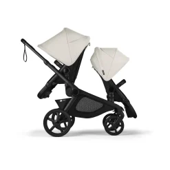 Bugaboo Kangaroo Double Seat Stroller - Black / Midnight Black / Misty White